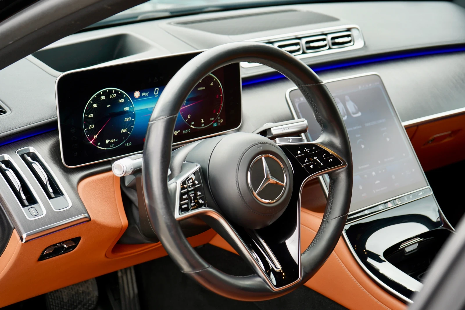 Mercedes-Benz S 400 d* L* 4M* BURM* 360* Distr* Pano* HUD* Digital* , снимка 8 - Автомобили и джипове - 53950943