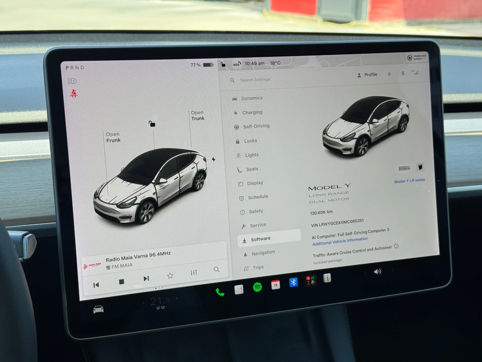 Tesla Model Y Long Range Dual Motor, снимка 13 - Автомобили и джипове - 54604733