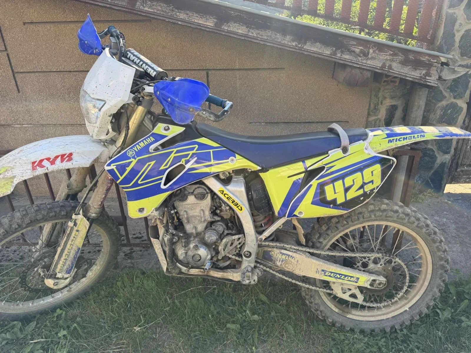 Yamaha Wr 450f НЕ ПАЛИ! БЕЗ ДОКУМЕНТИ, снимка 4 - Мотоциклети и мототехника - 54659604