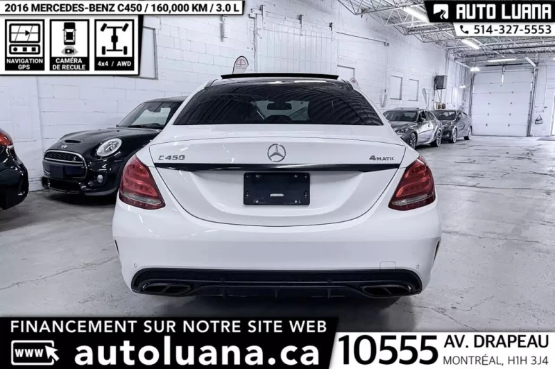 Mercedes-Benz C 450 AMG 4MATIC/BURMESTER, снимка 4 - Автомобили и джипове - 52801365