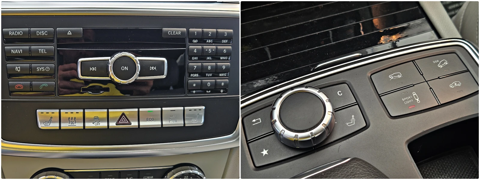 Mercedes-Benz ML 350 AMG/DISTRON/МАСАЖ/CAMERA/ПОДГРЕВ/AIRMATIC/AMBI/LIZ, снимка 12 - Автомобили и джипове - 55283753
