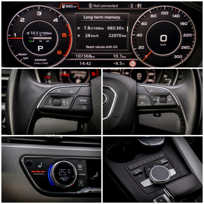 Audi A4 40TDI-AVANT-LED-DIGITAL-107 836КМ-КАТО НОВА!, снимка 14 - Автомобили и джипове - 52391593