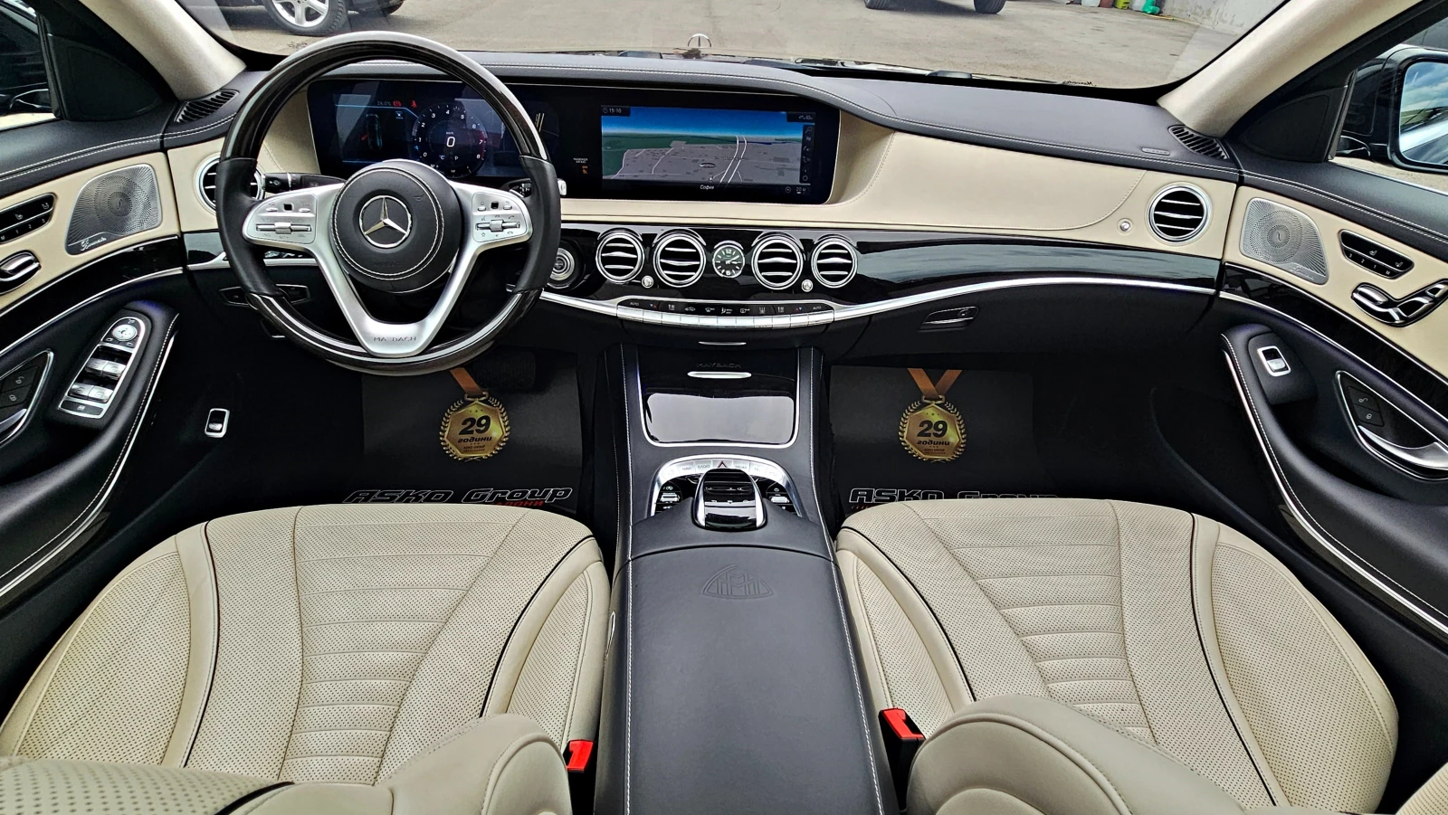 Mercedes-Benz S 560 MAYBACH/TVx3/DISTR/HUD/ВАКУМ/PANO/МАСАЖ/BURMEST/LI - изображение 8