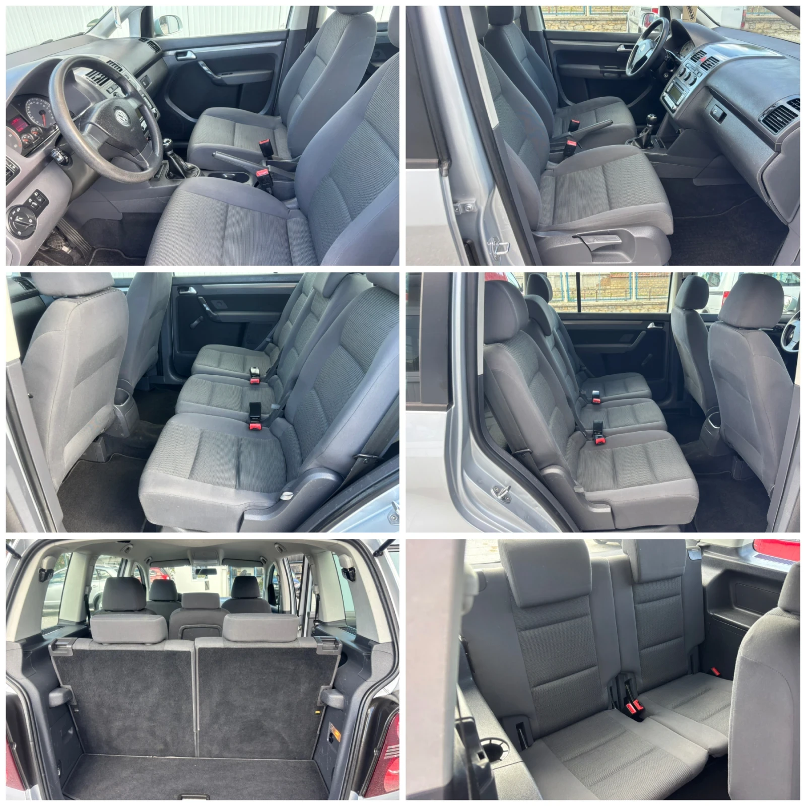VW Touran 1.9TDI 105кс 6 Скорости 7 МЕСТА 2008 г ГЕРМАНИЯ, снимка 15 - Автомобили и джипове - 56191666