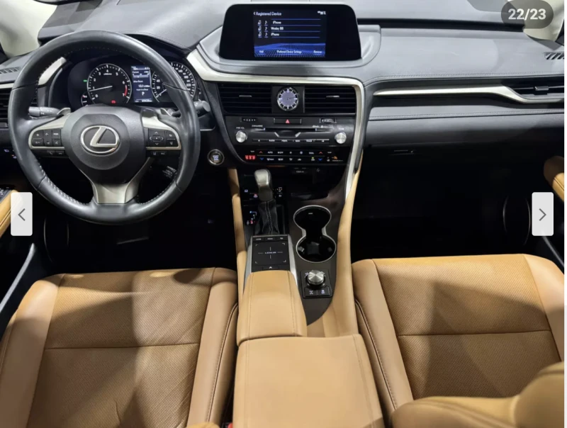 Lexus RX 350 ПОДГРЕВ* ОБДУХВАНЕ* 360КАМЕРА* КЕЙЛЕС* , снимка 6 - Автомобили и джипове - 52656458