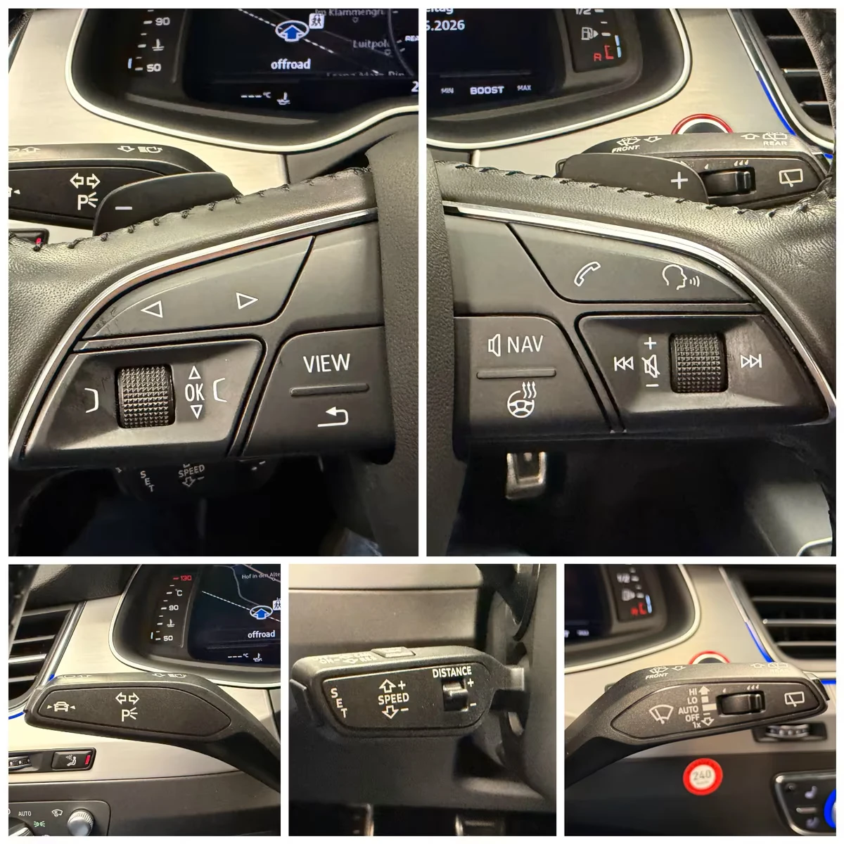 Audi SQ7 QUATTRO/435HP/BOSE/ОБДУХВАНЕ/360/292h, снимка 13 - Автомобили и джипове - 55230546
