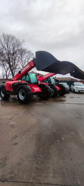 Телескопичен товарач Manitou MT734, снимка 13