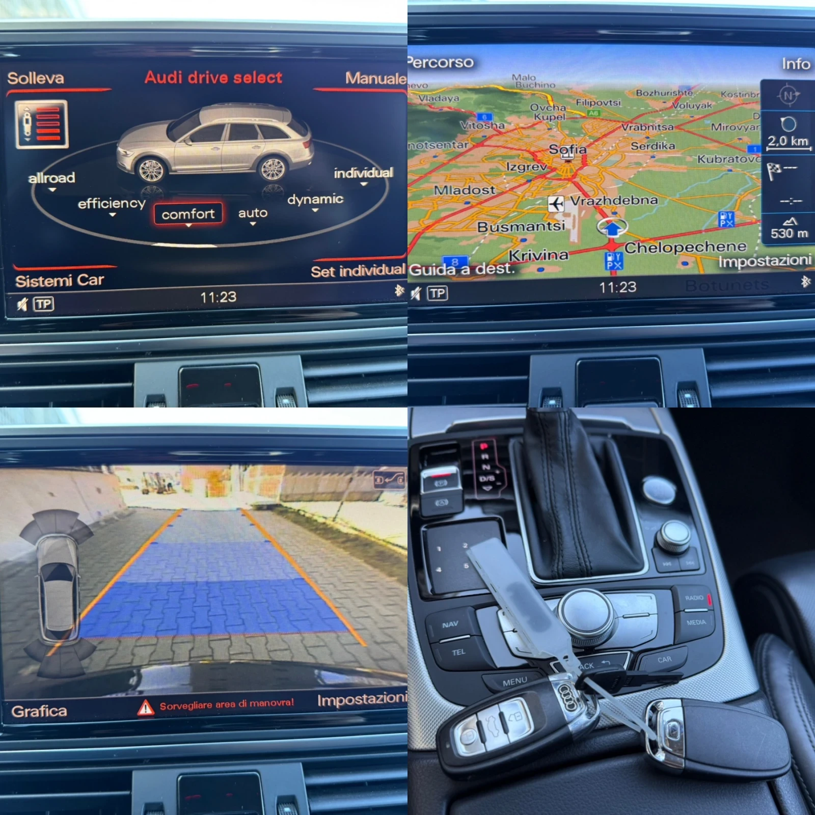 Audi A6 Allroad 3.0TDI+ 245kc+ S-line+ Подгрев+ Обдухване, снимка 17 - Автомобили и джипове - 53861090