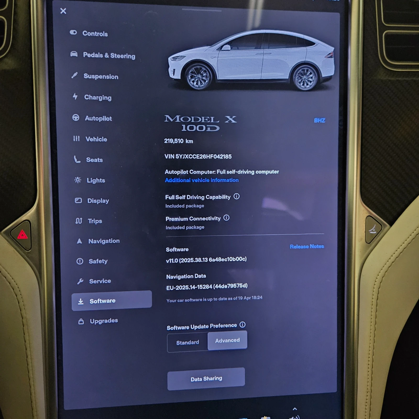 Tesla Model X X100D 2017 / 6 места / AP3 / Европейска(Норвегия), снимка 6 - Автомобили и джипове - 54246955