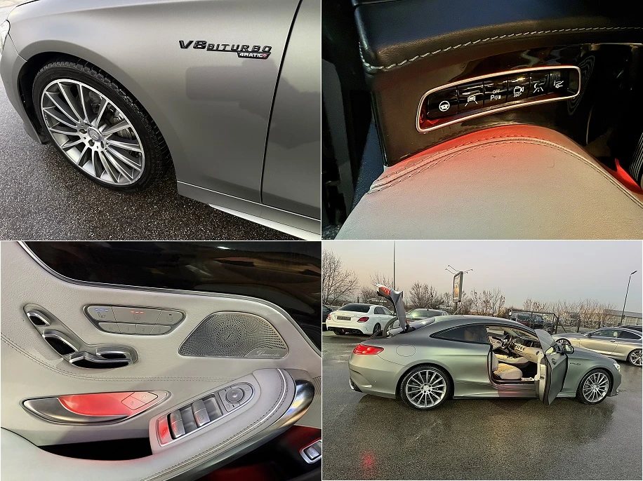 Mercedes-Benz S 500 S63AMG-4x4-DISTRONIK-PANORAMA-HEAD UP-BURMESTER-!! | Mobile.bg   17