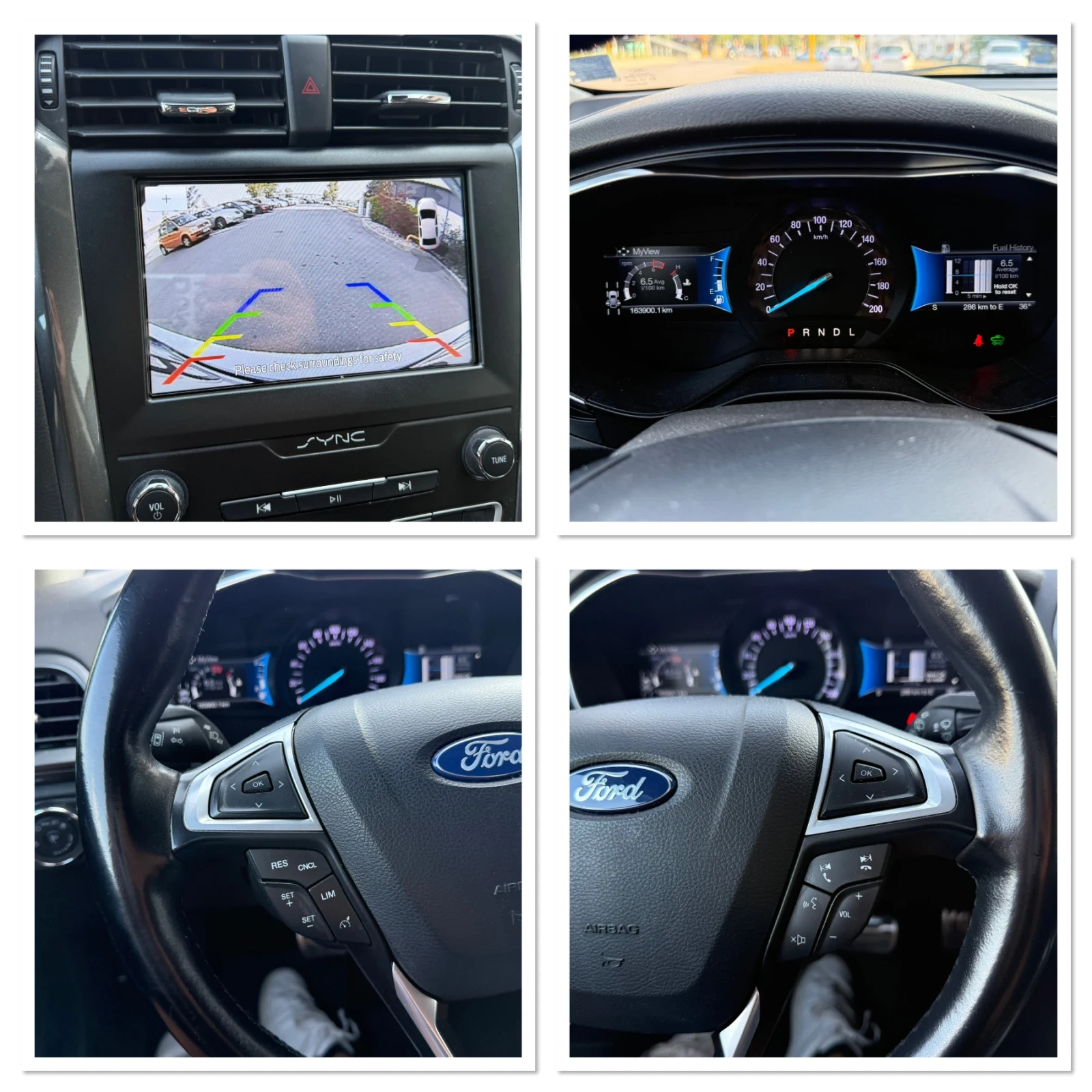 Ford Mondeo * 2.0HYBRID* HYBRID* KEYLESS* CAMERA* ЛИЗИНГ* , снимка 13 - Автомобили и джипове - 55351210