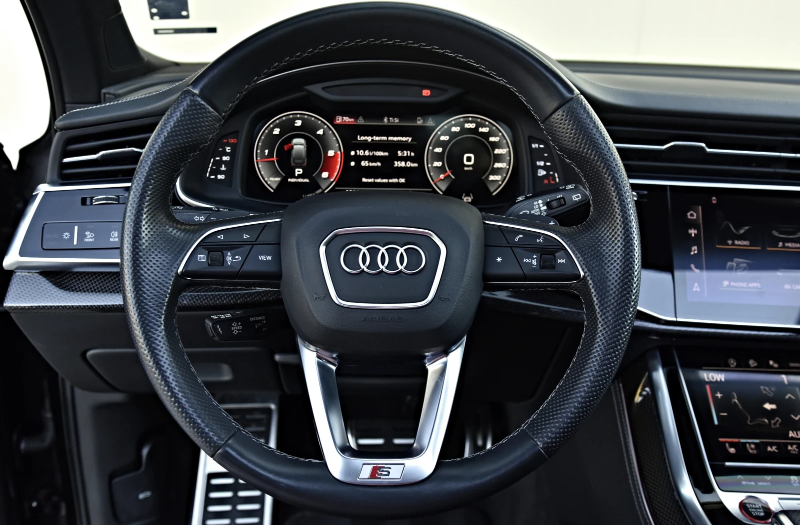 Audi SQ7 4.0TDI!Laser!B&O!Pano!Shadow!Масаж!TOP!, снимка 10 - Автомобили и джипове - 56042109