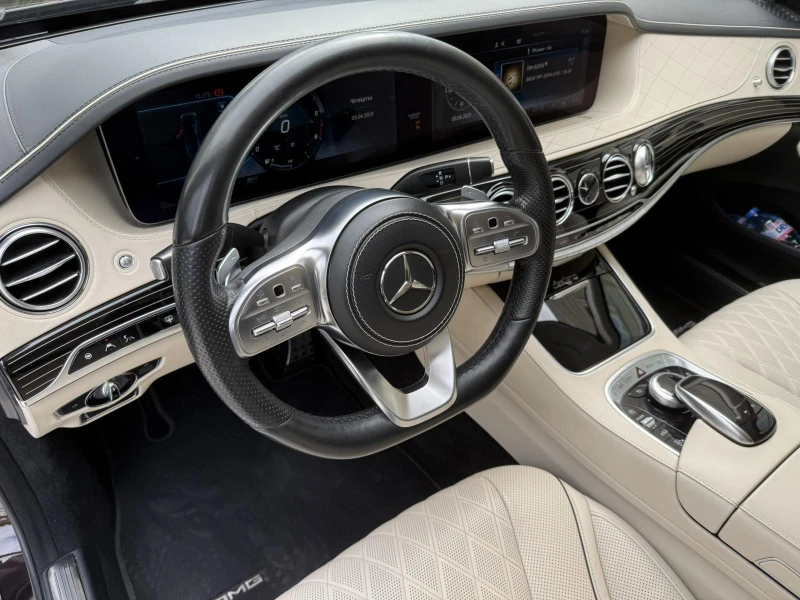 Mercedes-Benz S 400 L 4 MATIC AMG Line EXCLUSIVE DESIGNO, снимка 9 - Автомобили и джипове - 49795706