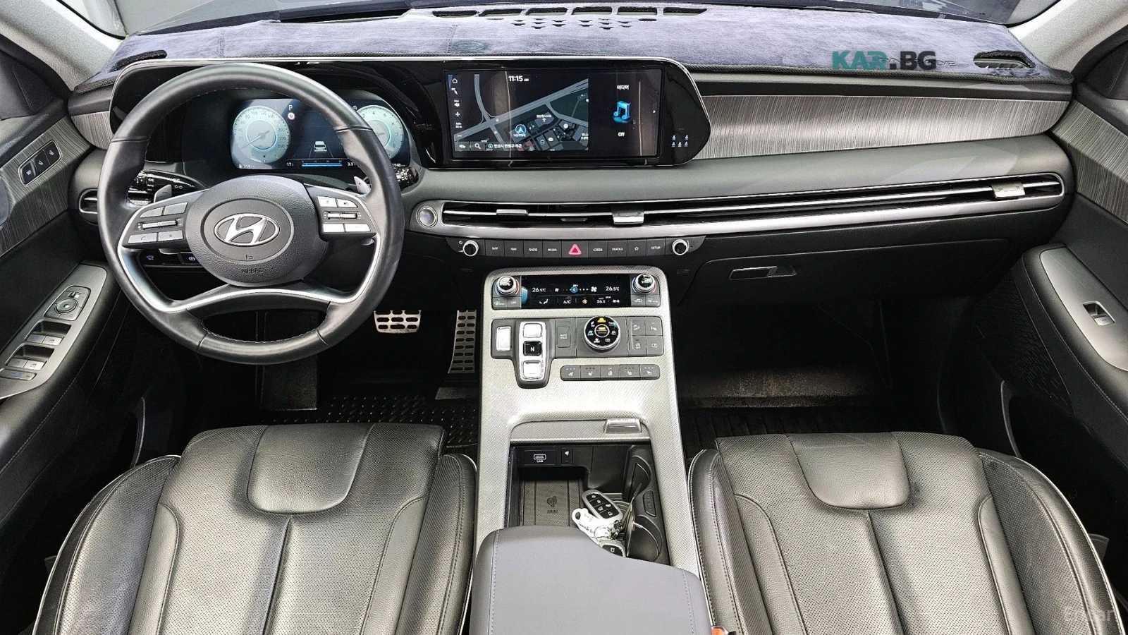 Hyundai Palisade 3.8* 4WD* ПОДГРЕВ* ОБДУХВАНЕ* ПАНОРАМА* 360* HUD* , снимка 7 - Автомобили и джипове - 54916741