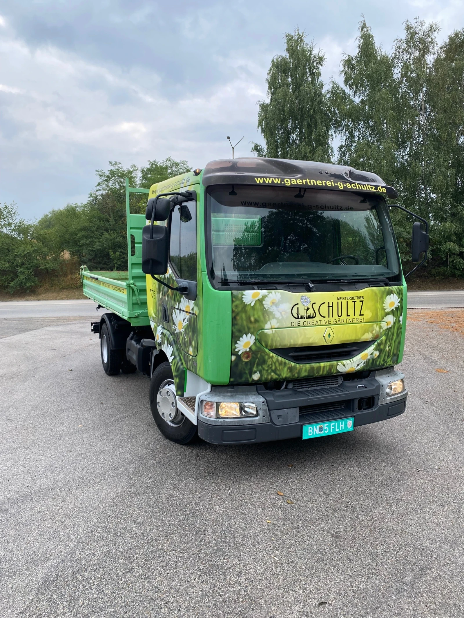 Renault Midlum RVI Тристранен Meiller Kipper - изображение 2