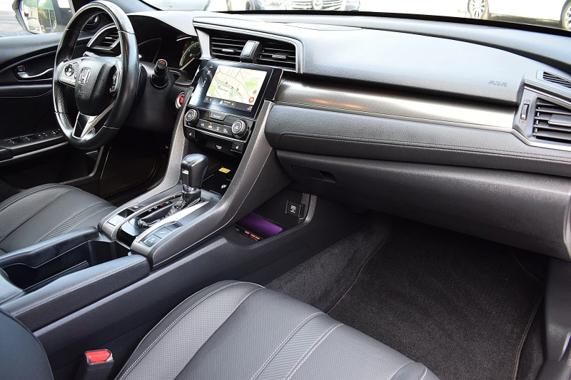 Honda Civic 1.5ШВЕЙЦАРИЯ-ДИСТРОНИК/КОЖА/НАВИ/LANE ASSIST/BLISS, снимка 14 - Автомобили и джипове - 51827016