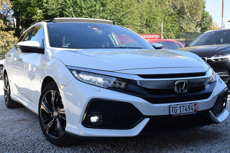 Honda Civic 1.5ШВЕЙЦАРИЯ-ДИСТРОНИК/КОЖА/НАВИ/LANE ASSIST/BLISS, снимка 2 - Автомобили и джипове - 51827016