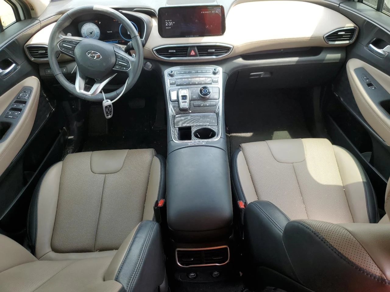 Hyundai Santa fe SEL PREMIUM/4X4/КЛИП НА МОТОРА/СЕРВИЗНА ИСТОРИЯ - изображение 8