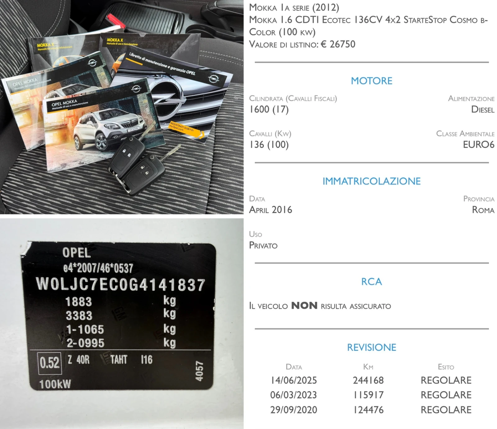 Opel Mokka 1.6CDTI * 136 к.с * EURO 6, снимка 16 - Автомобили и джипове - 54147862