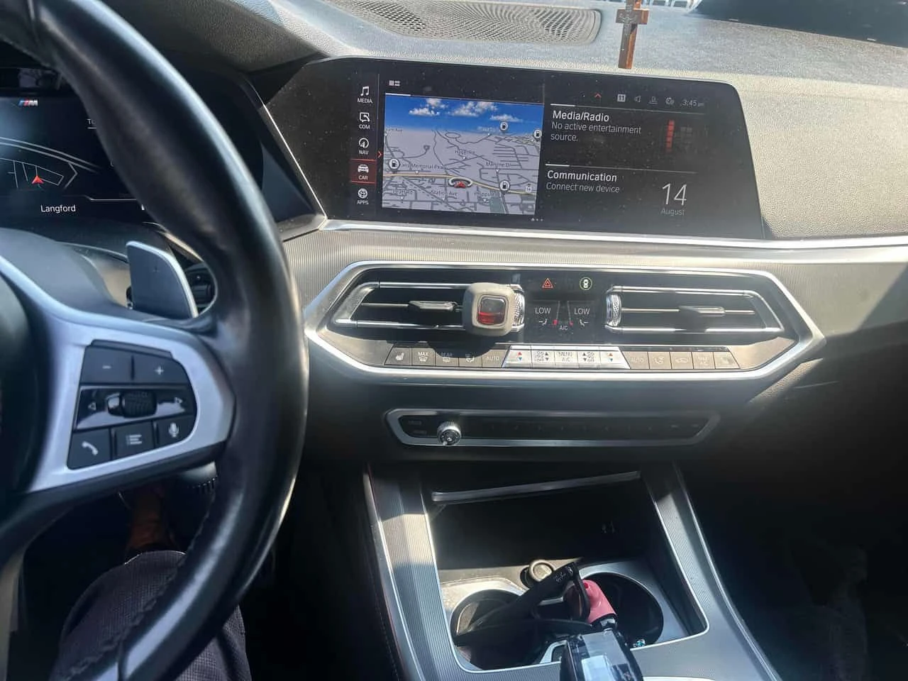 BMW X5 xDrive50i M SPORT/ПАНОРАМА/ДИСТРОНИК/360, снимка 9 - Автомобили и джипове - 55670168