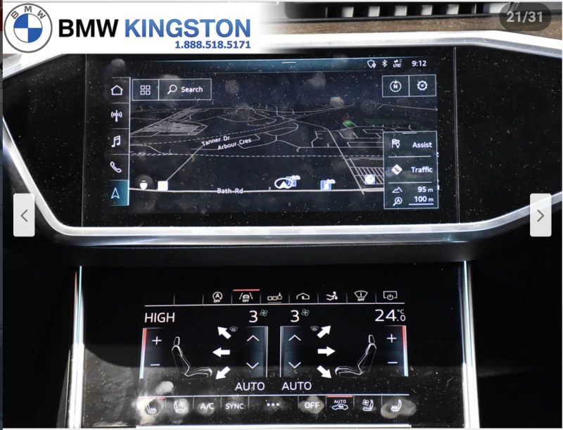 Audi A7 3.0T* S* BANG* OLUFSEN* MATRIX* ОБДУХВАНЕ* , снимка 9 - Автомобили и джипове - 52256575