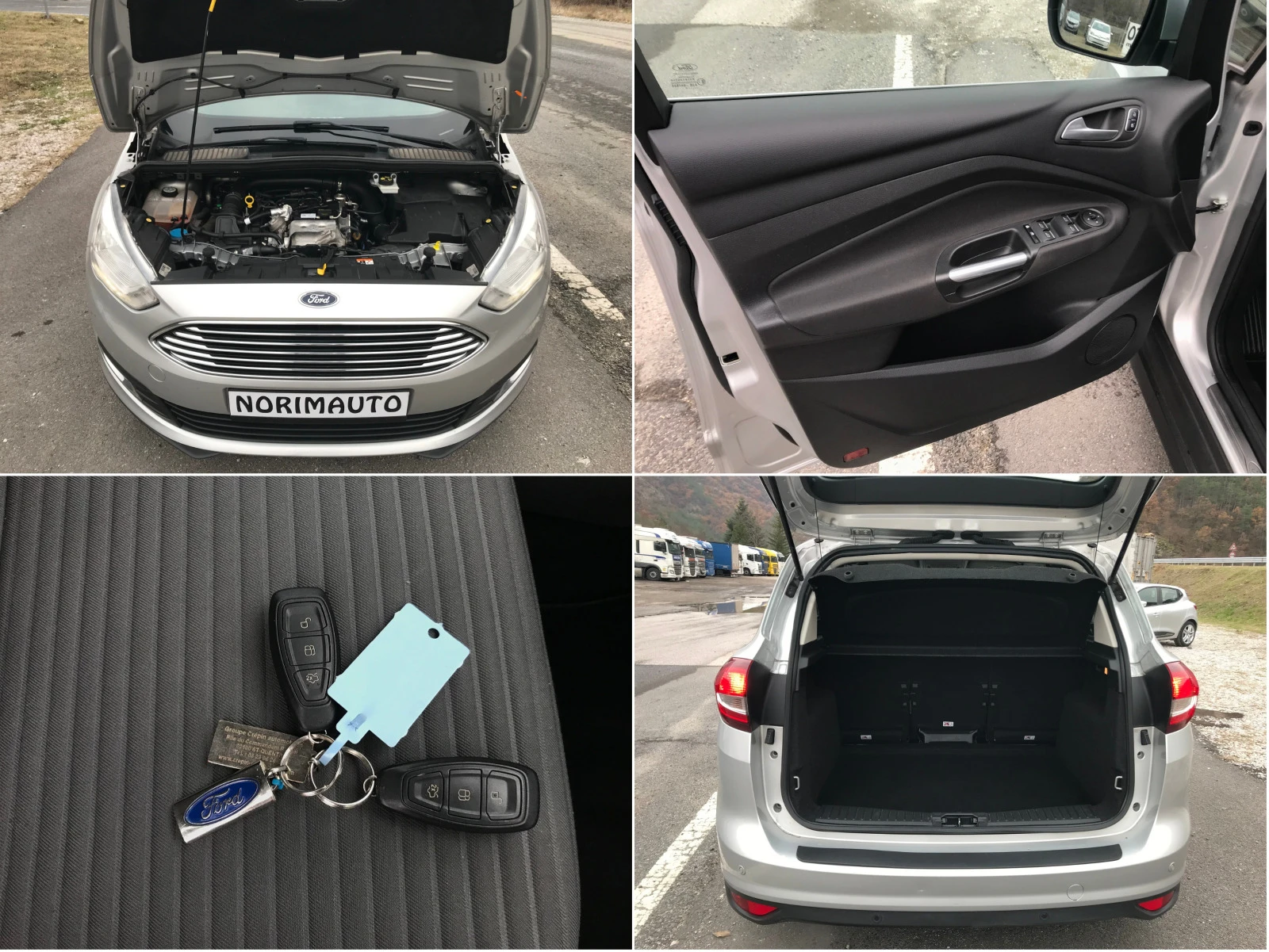 Ford C-max Titanium 1.0 EcoBoost Keyless Go | Mobile.bg — изображение 14