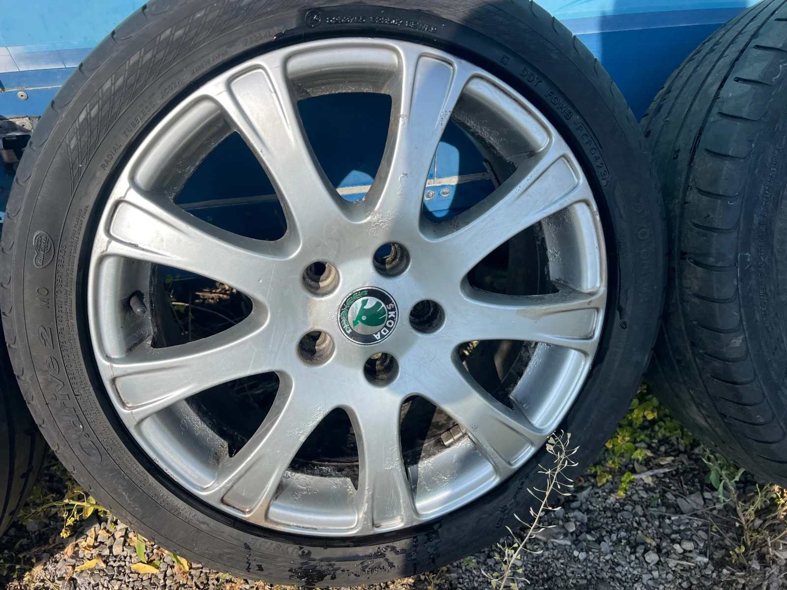 Гуми с джанти Yokohama 225/45R17, снимка 4 - Гуми и джанти - 55046334