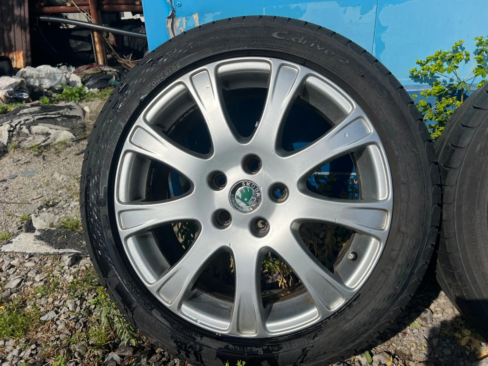 Гуми с джанти Yokohama 225/45R17, снимка 7 - Гуми и джанти - 55046334