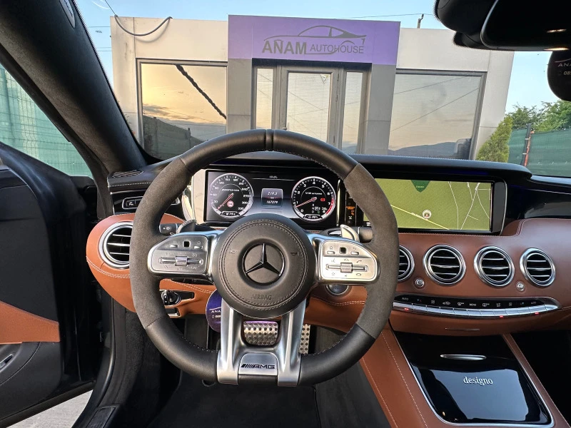 Mercedes-Benz S 500 AMG/DESIGNIO/PANO, снимка 11 - Автомобили и джипове - 47346287