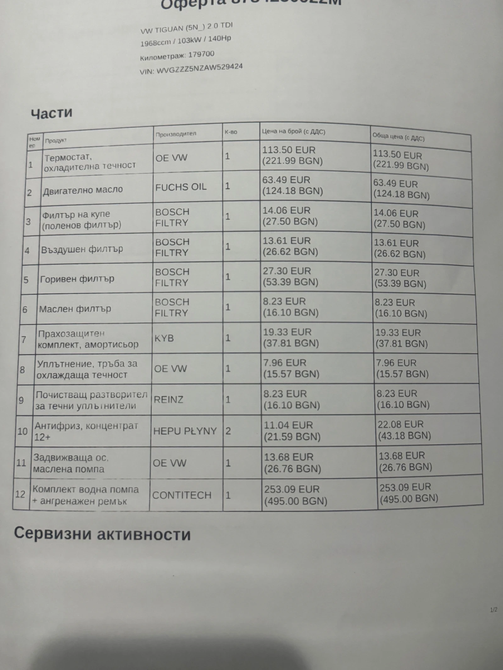 VW Tiguan 2.0TDI/EURO 5/ОБСЛУЖЕН, снимка 14 - Автомобили и джипове - 54009845