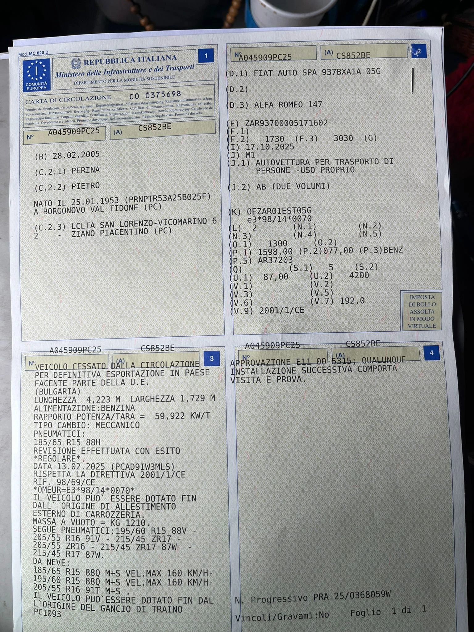 Alfa Romeo 147 80.. 1.6TwinSpark   | Mobile.bg   17