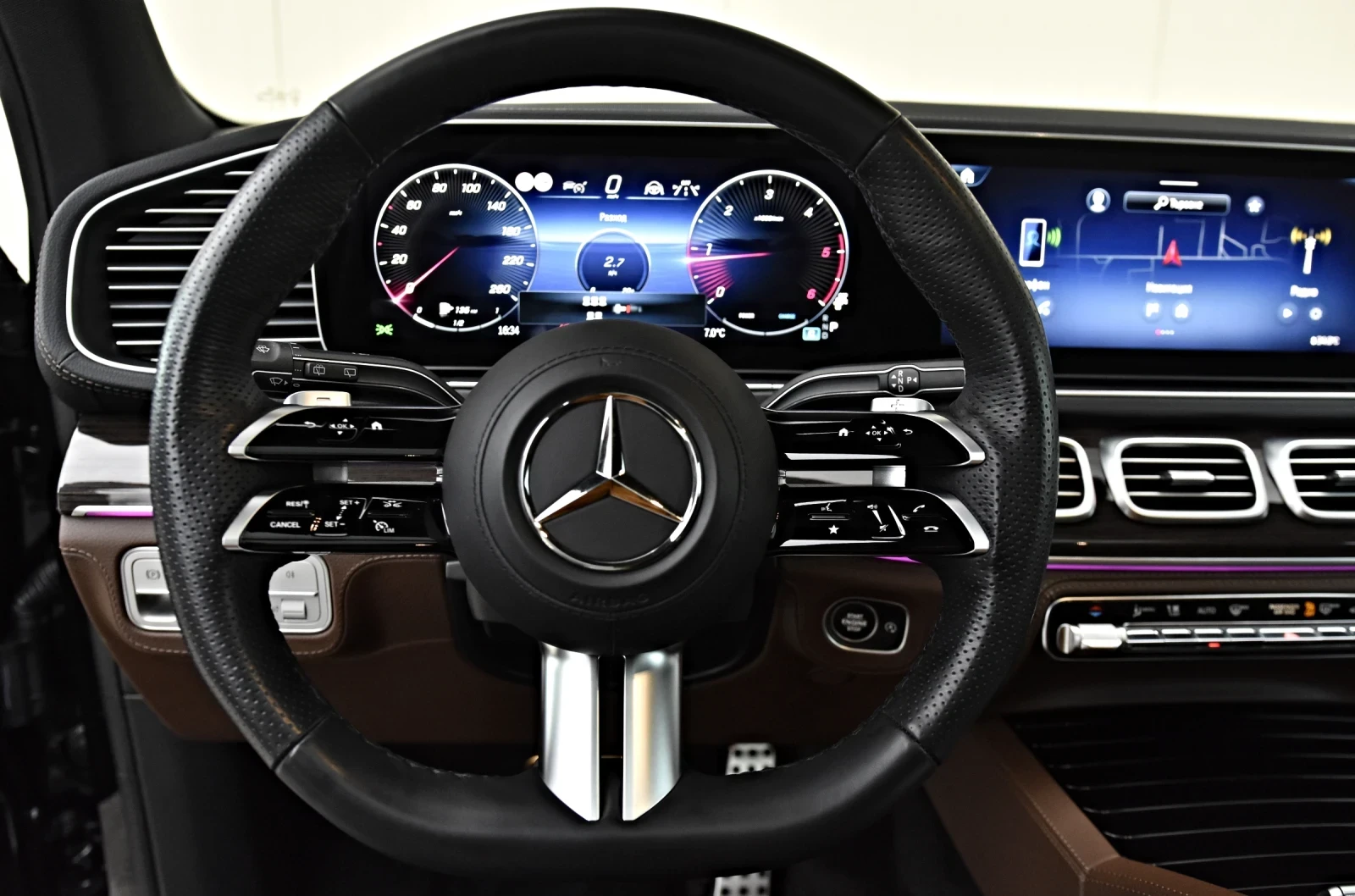 Mercedes-Benz GLS 450 D 4M 3xTV AMG Optik 360 DIGITALI LIGHT MAYBACH23 , снимка 11 - Автомобили и джипове - 54457514