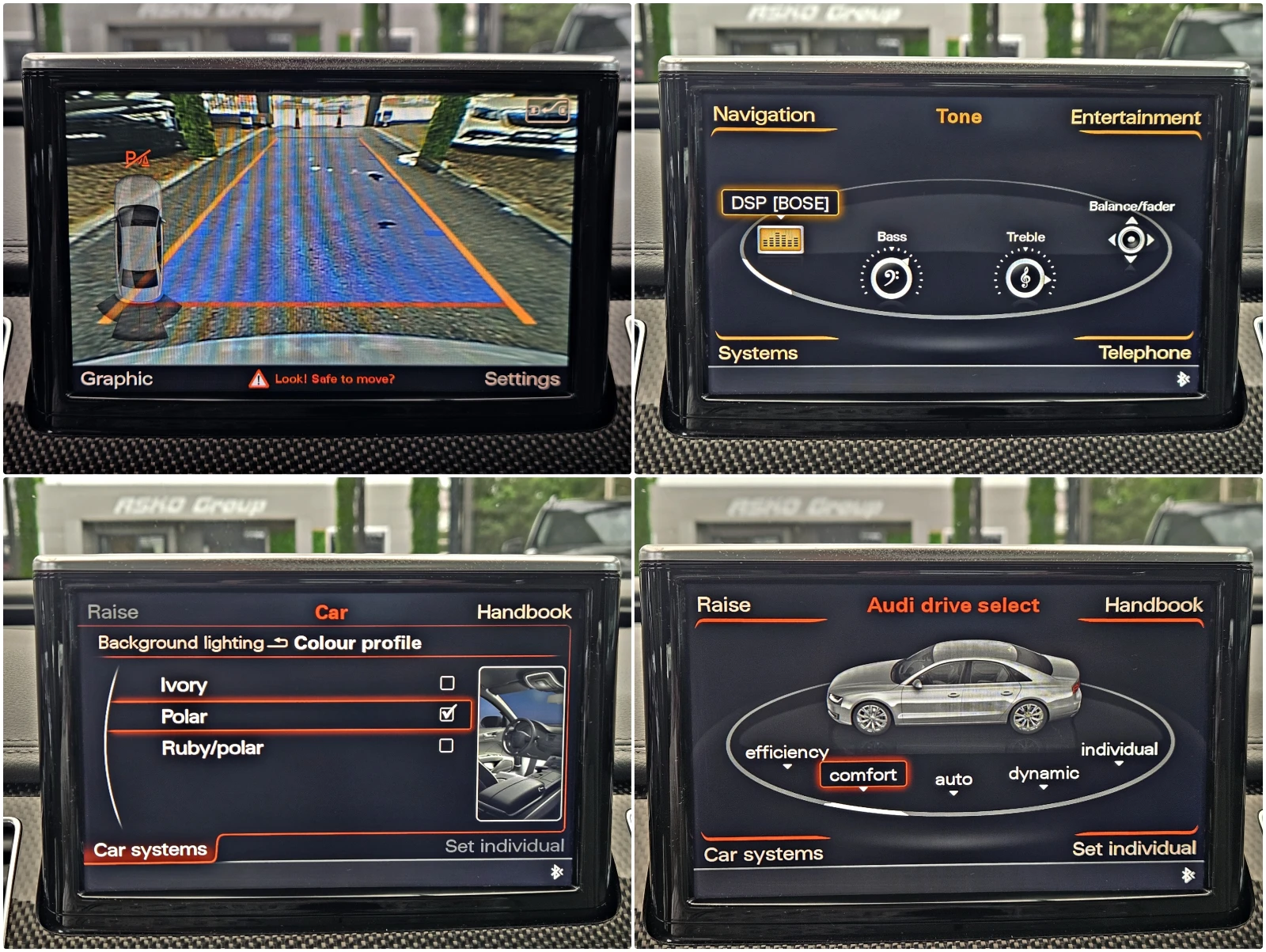 Audi A8 MATRIX/NARDO GREY/CAMERA/ПОДГРЕВ/BOSE/AMBIENT/LIZI, снимка 14 - Автомобили и джипове - 54779851