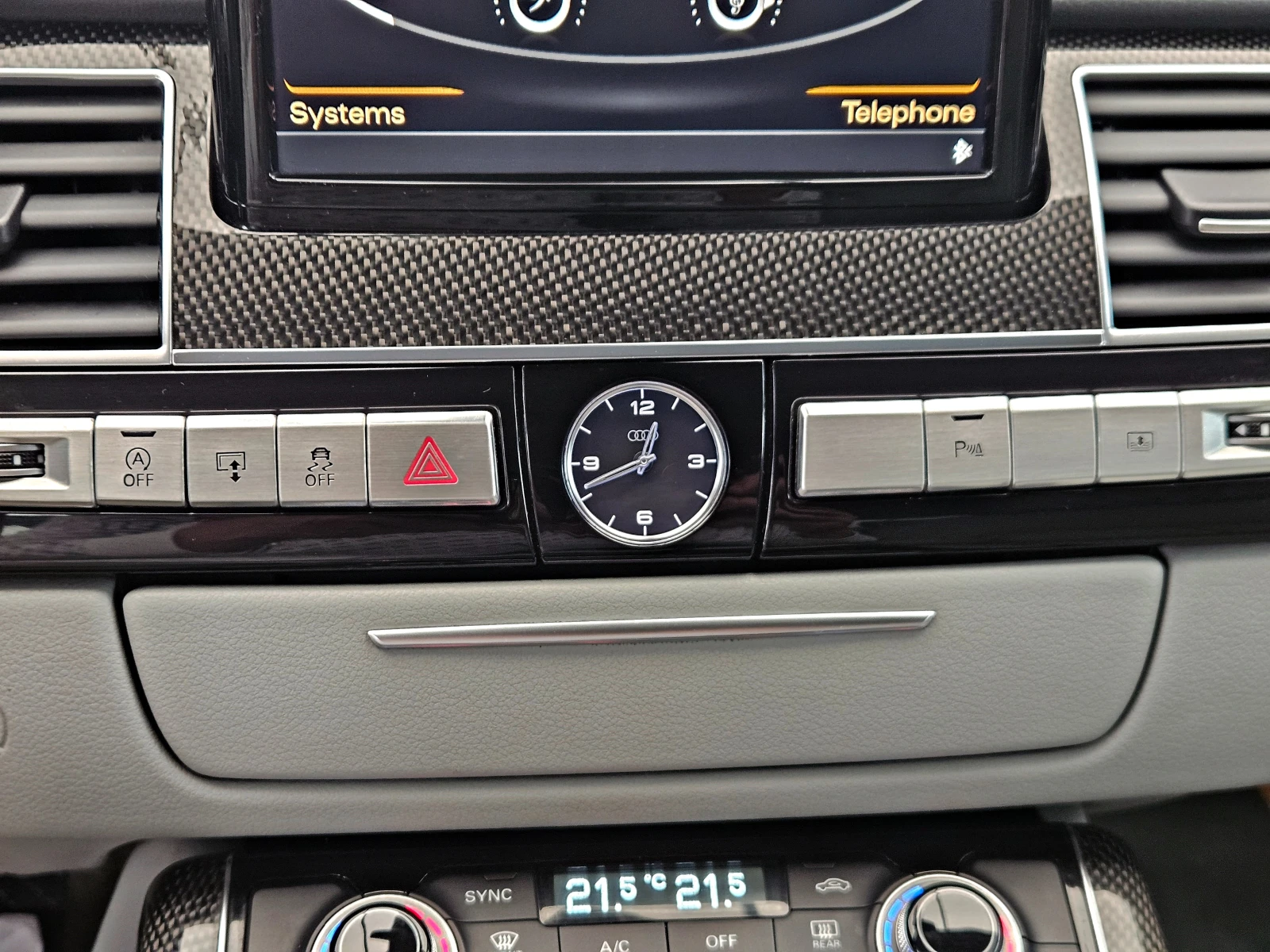 Audi A8 MATRIX/NARDO GREY/CAMERA/ПОДГРЕВ/BOSE/AMBIENT/LIZI, снимка 9 - Автомобили и джипове - 54779851