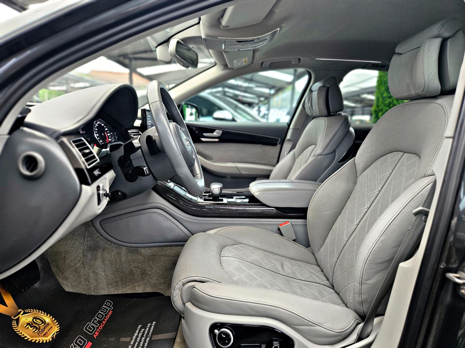 Audi A8 MATRIX/NARDO GREY/CAMERA/ПОДГРЕВ/BOSE/AMBIENT/LIZI, снимка 15 - Автомобили и джипове - 54779851