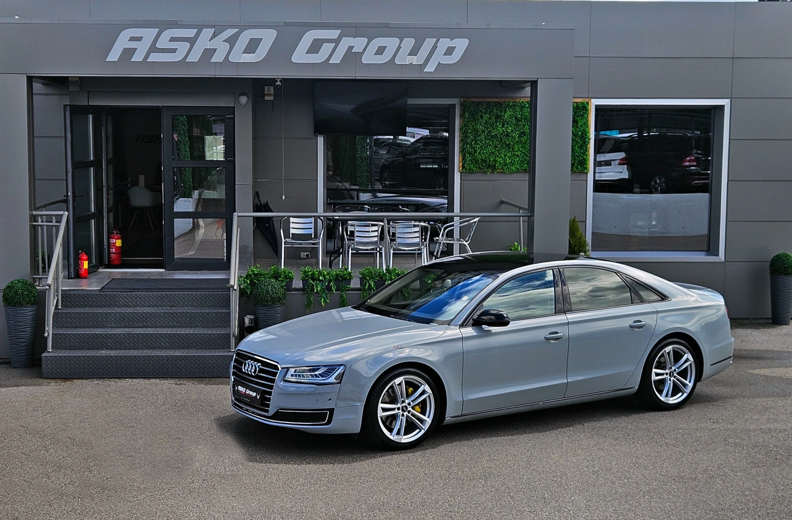 Audi A8 MATRIX/NARDO GREY/CAMERA/ПОДГРЕВ/BOSE/AMBIENT/LIZI, снимка 17 - Автомобили и джипове - 54779851