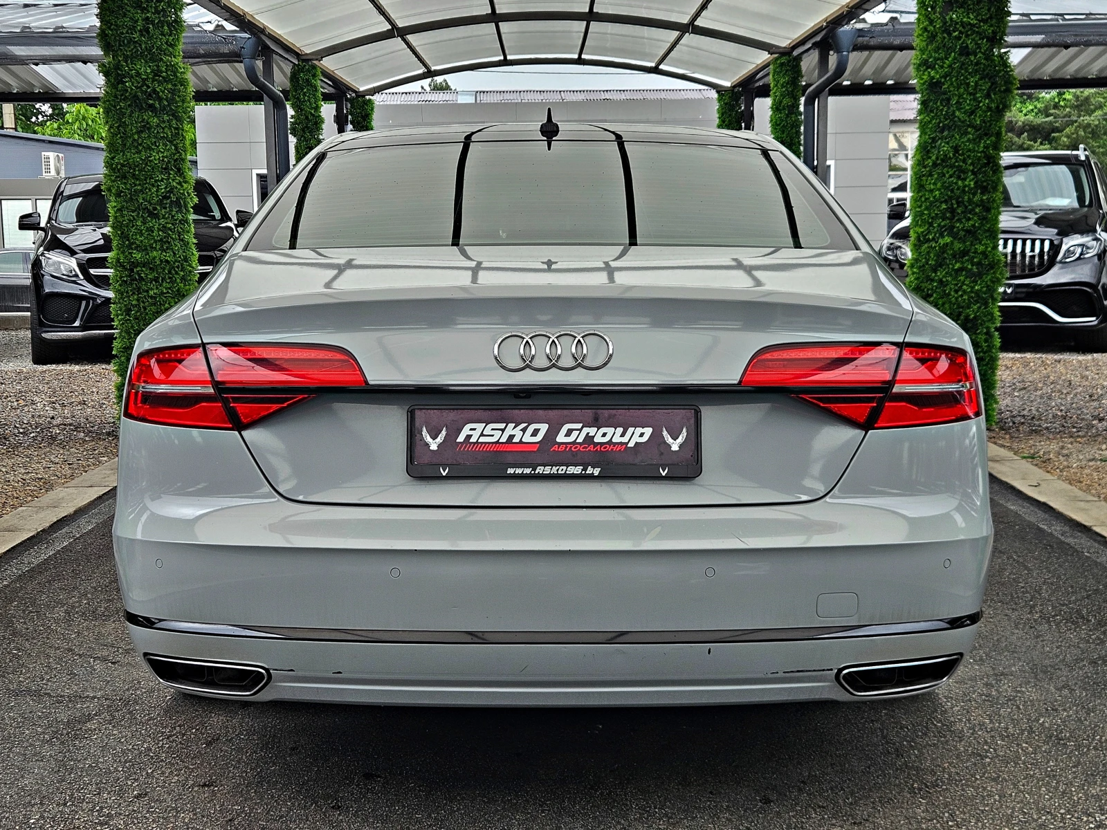 Audi A8 MATRIX/NARDO GREY/CAMERA/ПОДГРЕВ/BOSE/AMBIENT/LIZI, снимка 5 - Автомобили и джипове - 54779851
