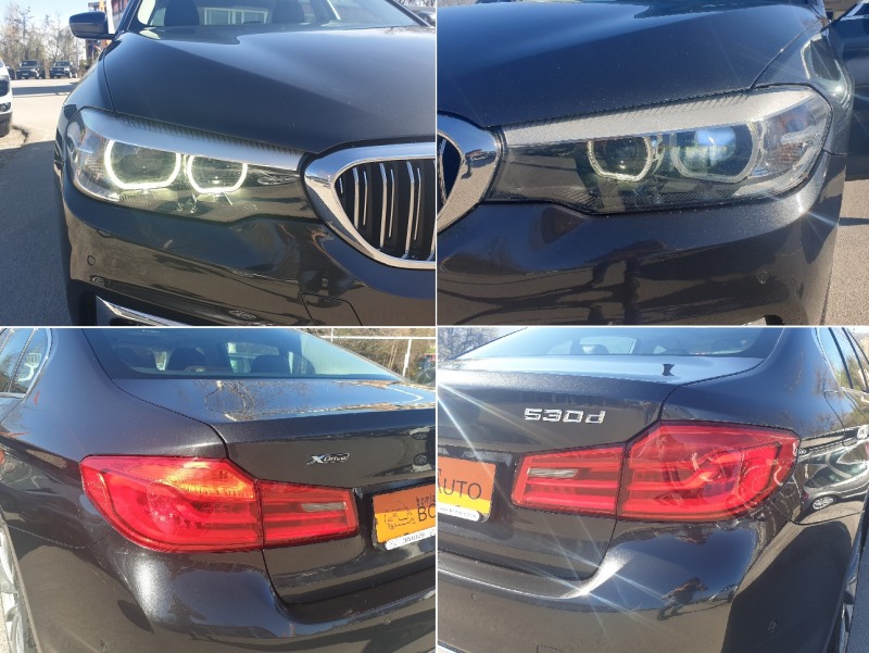 BMW 530 D* XDrive* EURO6C* LED* NAVI* 4X4* КОЖА* , снимка 17 - Автомобили и джипове - 46260332