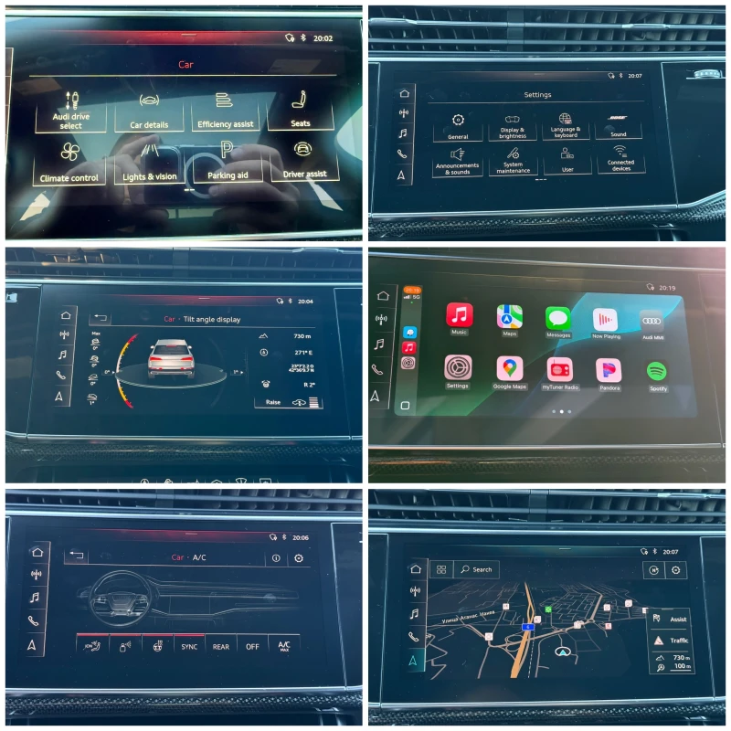 Audi SQ7 HEAD UP* MATRIX* PANORAMA* ACC* MASSAGE, снимка 16 - Автомобили и джипове - 50845933