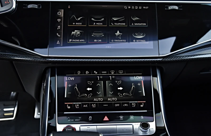 Audi SQ7 4.0 V8T MATRIX 22&#34; PANO 360 RS EXCLUSIVE  FULL, снимка 13 - Автомобили и джипове - 50904401