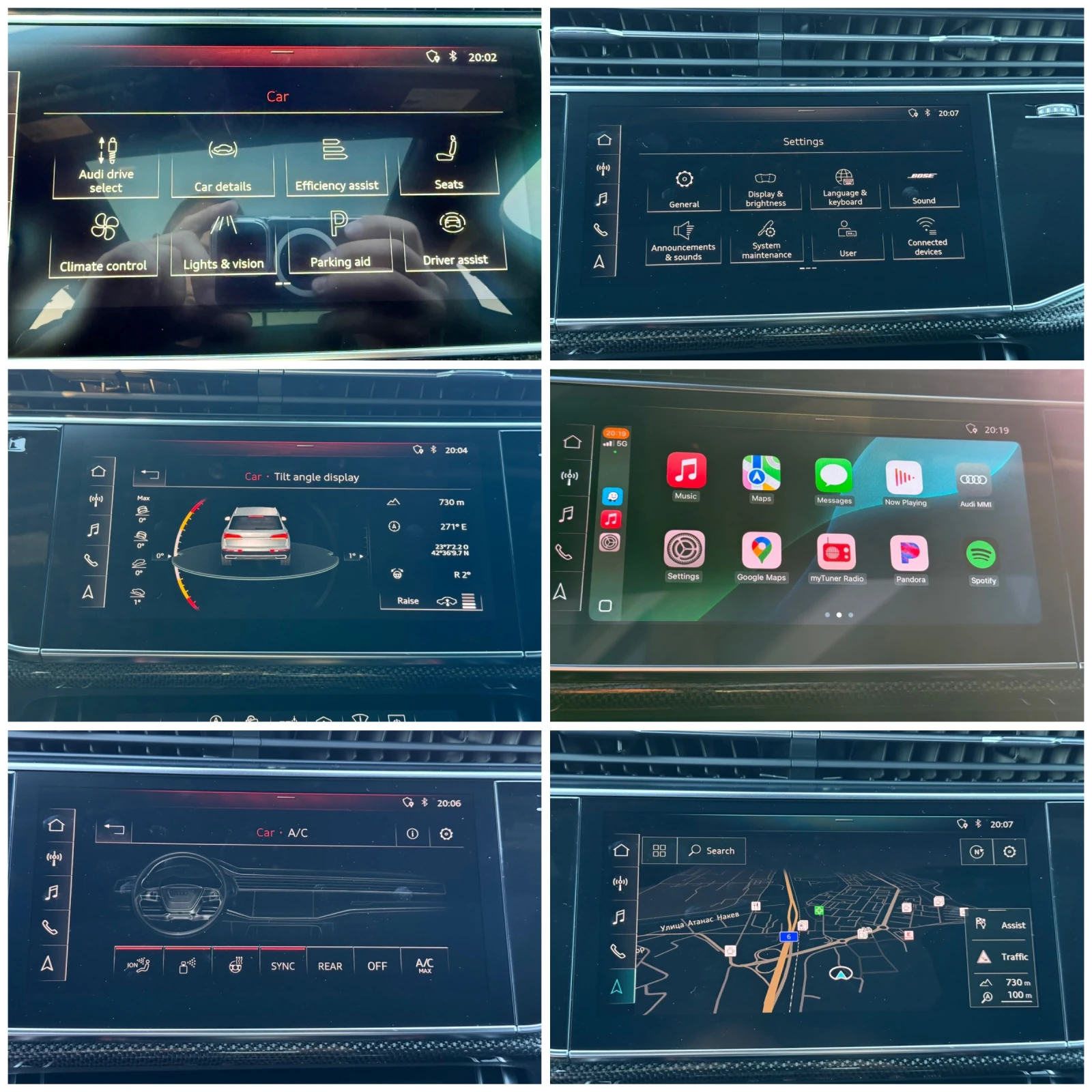 Audi SQ7 HEAD UP* MATRIX* PANORAMA* ACC* MASSAGE | Mobile.bg   16