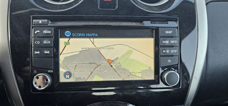 Nissan Note 1.2i НАВИГАЦИЯ КЛИМАТРОНИК, снимка 17 - Автомобили и джипове - 52802375