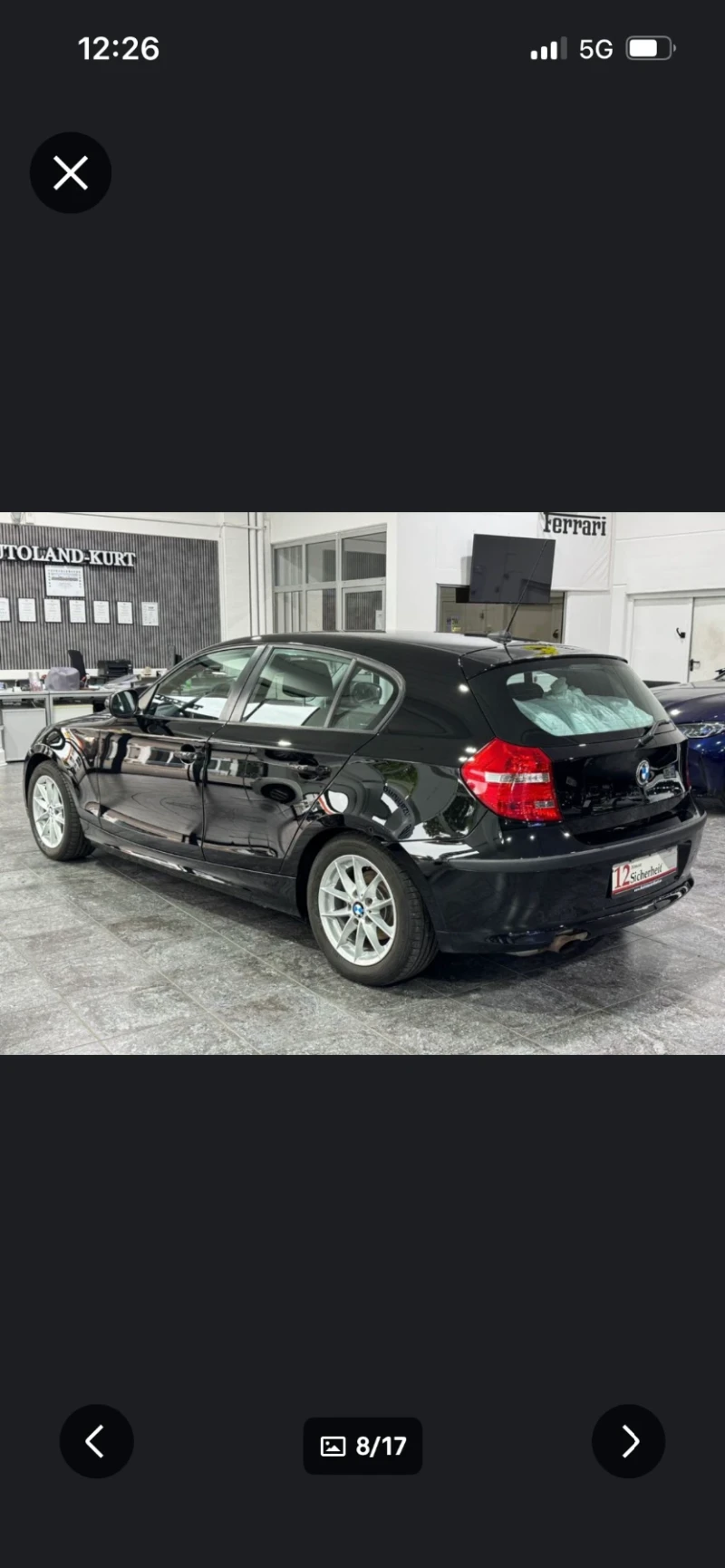 BMW 116 2.0 122 КС, снимка 2 - Автомобили и джипове - 52895610