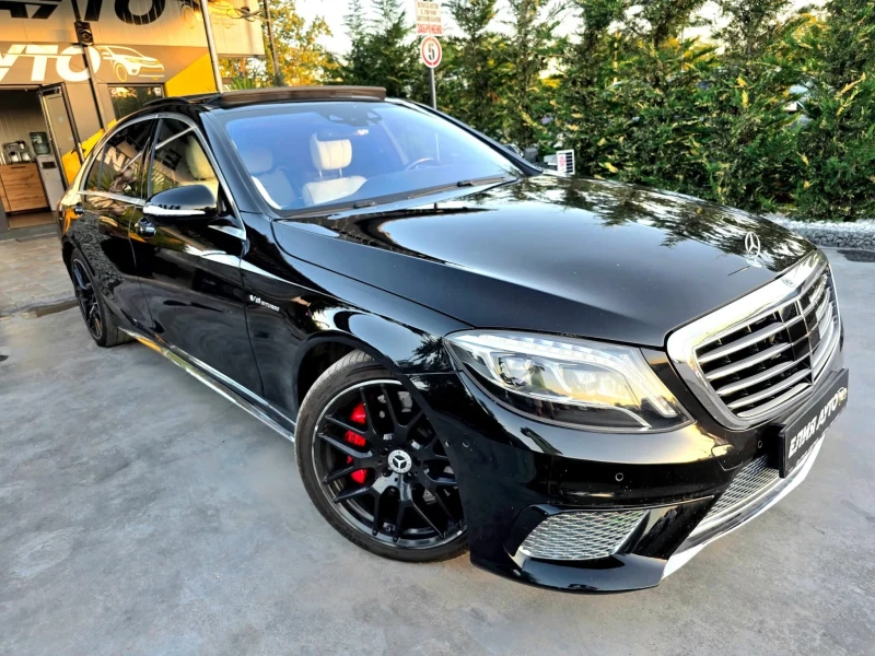 Mercedes-Benz S 63 AMG LONG 4 MATIC 3XTV ПАНОРАМА БЯЛА КОЖА ЛИЗИНГ 100%, снимка 5 - Автомобили и джипове - 50911914