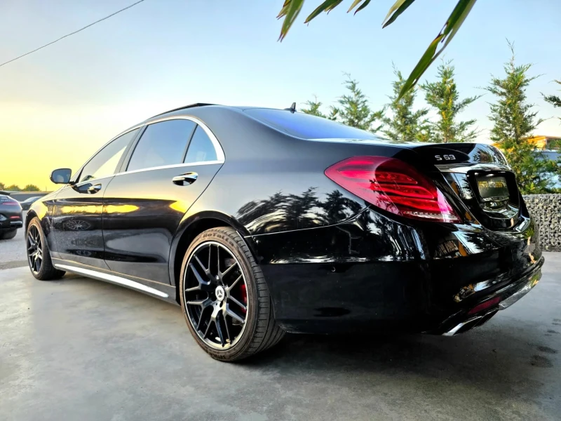 Mercedes-Benz S 63 AMG LONG 4 MATIC 3XTV ПАНОРАМА БЯЛА КОЖА ЛИЗИНГ 100%, снимка 6 - Автомобили и джипове - 50911914
