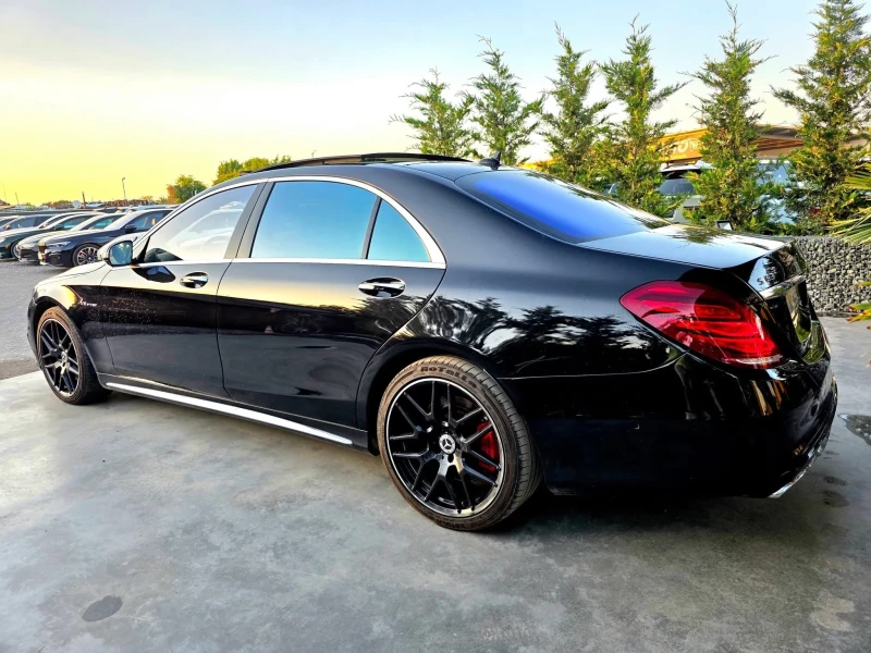 Mercedes-Benz S 63 AMG LONG 4 MATIC 3XTV ПАНОРАМА БЯЛА КОЖА ЛИЗИНГ 100%, снимка 7 - Автомобили и джипове - 50911914
