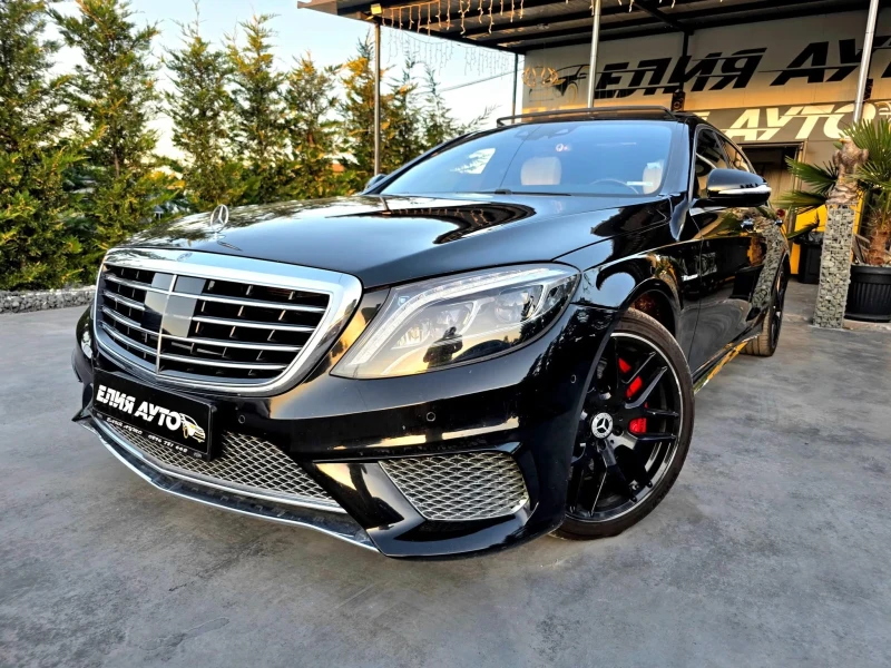 Mercedes-Benz S 63 AMG LONG 4 MATIC 3XTV ПАНОРАМА БЯЛА КОЖА ЛИЗИНГ 100%, снимка 2 - Автомобили и джипове - 50911914
