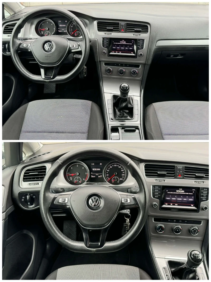 VW Golf VII * PURE GRAY, снимка 8 - Автомобили и джипове - 52476743