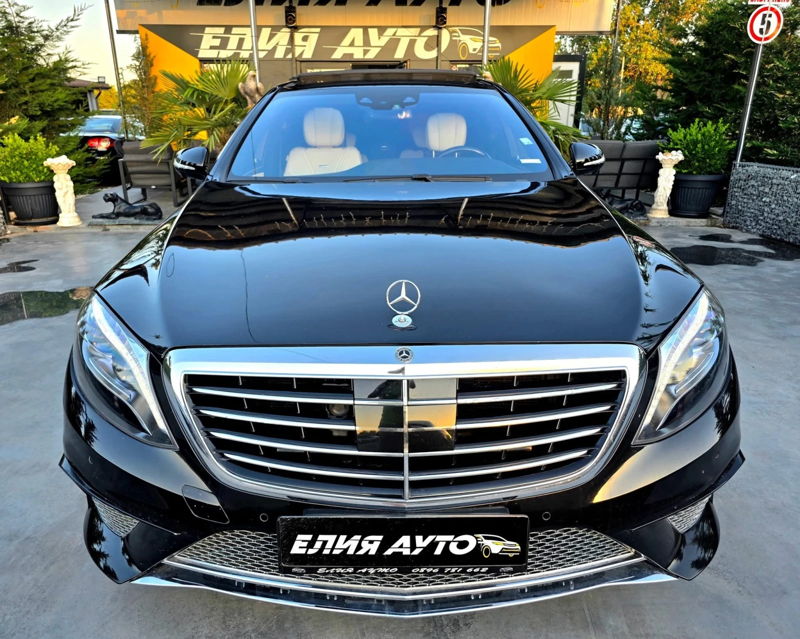 Mercedes-Benz S 63 AMG LONG 4 MATIC 3XTV ПАНОРАМА БЯЛА КОЖА ЛИЗИНГ 100% - изображение 3