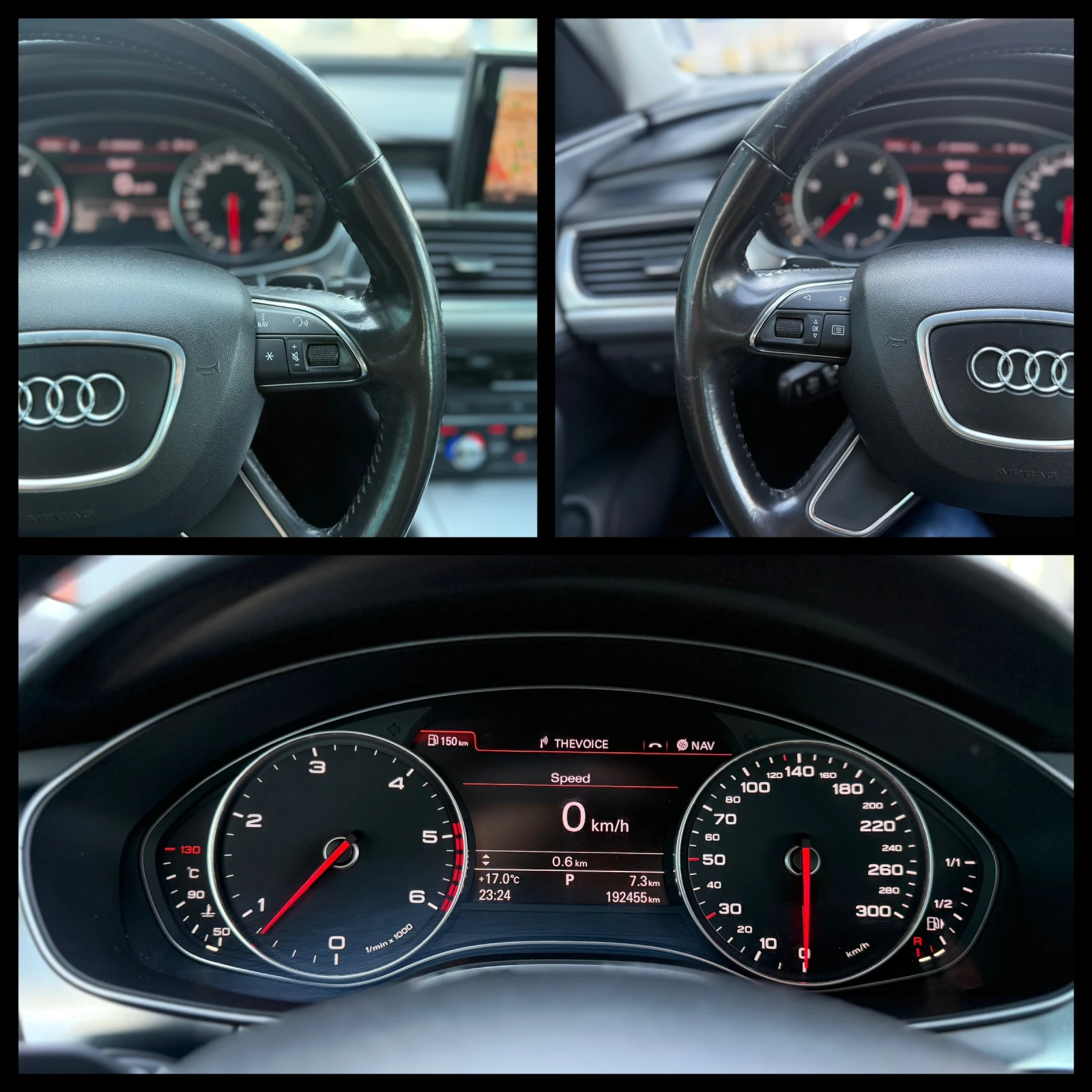 Audi A6 6 МЕСЕЦА ГАРАНЦИЯ/3.0TDI 245к.с. Quattro/Подгрев, снимка 14 - Автомобили и джипове - 54229382